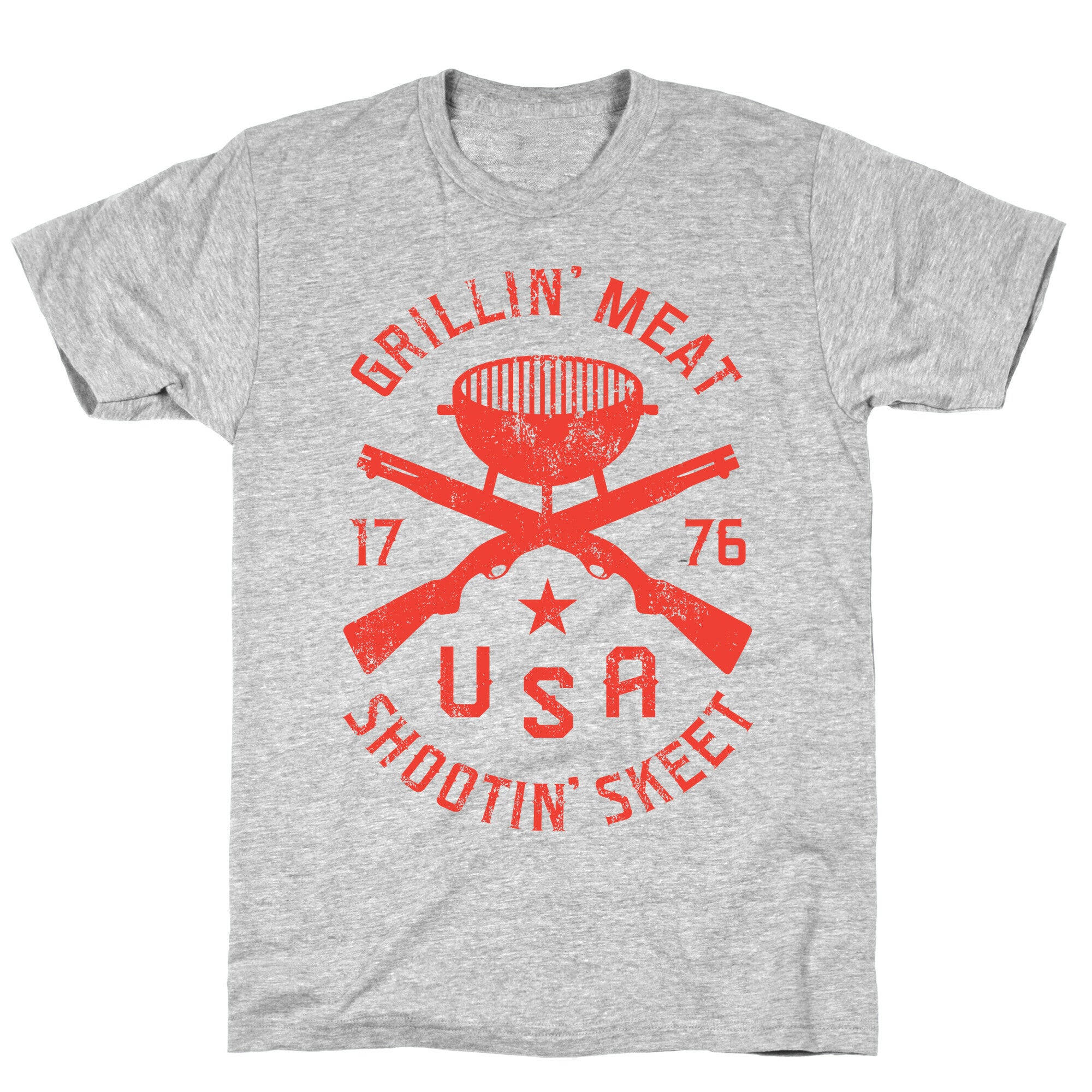 Grillin' Meat Shootin' Skeet T-Shirt